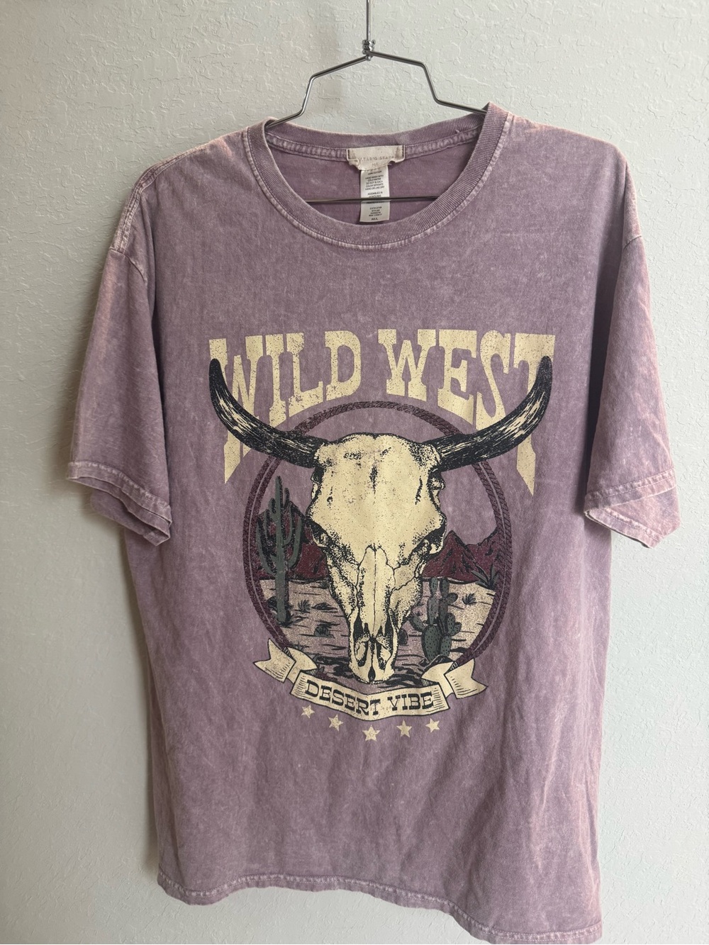 Altar'd State Mauve Washed Crewneck Tee